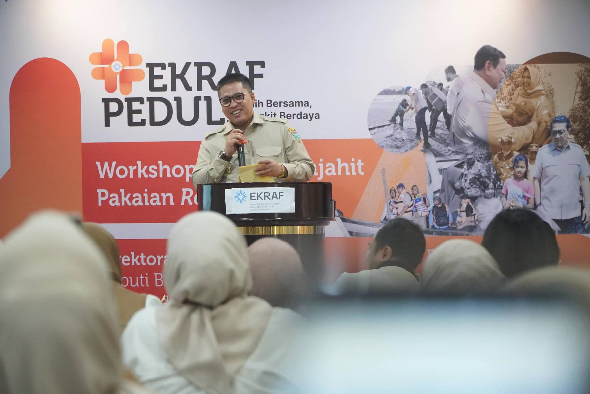 Wako Hendri saat sampaikan sambutan.